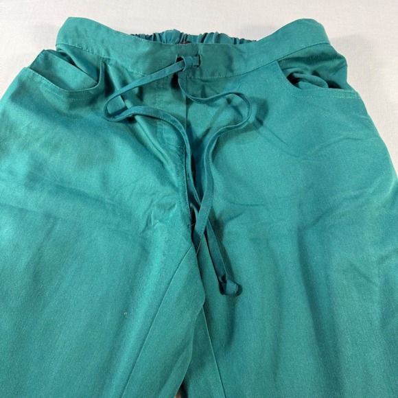 Grey's Anatomy 4232P XSP Scrub Pants Elastic Waist Drawstring Pockets Green - Picture 9 of 12